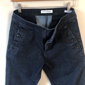 Banana Republic mid-rise wideleg Jean 27p